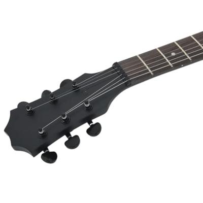 VidaXL Gitaar voor beginners elektrisch met tas 4/4 39" zwart