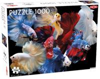 Tactic legpuzzel vechtvissen 67 x 48 cm 1000 stukjes - thumbnail