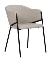 Artistiq Eetkamerstoel 'Lynise' Structuurstof, kleur Beige - thumbnail