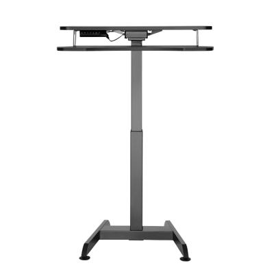 LogiLink EO0014 Statafel Kleur tafelblad: Zwart Elektrisch in hoogte verstelbaar, Ergonomisch, Toetsenbordplateau (uittrekbaar) Hoogte (max.): 1220 mm - thumbnail
