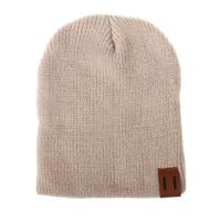Winter Hat Baby zachte warme muts Cap(Beige) - thumbnail