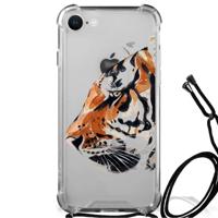 Back Cover iPhone SE 2022 | 2020 | 8 | 7 Watercolor Tiger - thumbnail