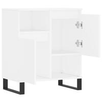 Dressoir 60x35x70 cm bewerkt hout wit - thumbnail