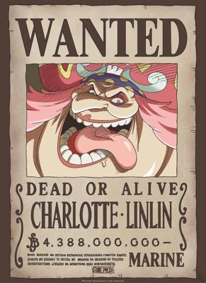 Poster One Piece - Wanted Big Mom 38x52cm Poster One Piece - Wanted Big Mom 38x52cm