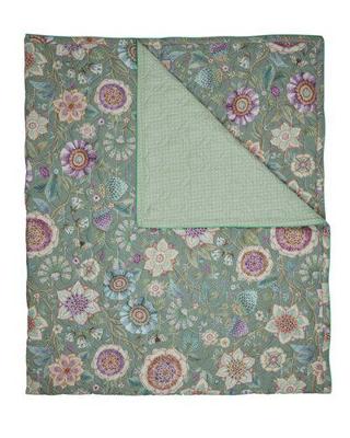 Pip Studio Pip Studio Viva Las Flores Quilt Green 150x200 cm