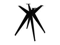 Onderstel Angle - 80x80x72 - Gepoedercoat zwart - Metaal - thumbnail