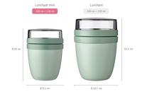Mepal lunchpot ellipse mini nordic black - thumbnail