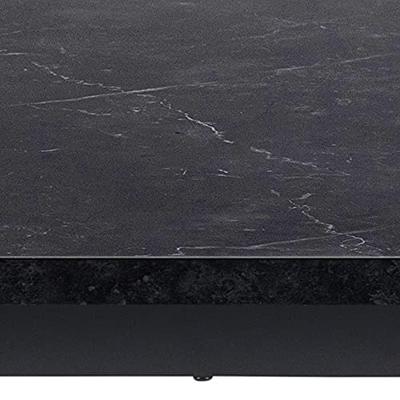 Bendt Eettafel 'Per' Marmerlook, 160 x 90cm, kleur zwart Bendt Eettafel 'Per' Marmerlook, 160 x 90cm, kleur zwart