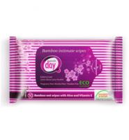 Gentle Day Natte doekjes van bamboe 10 Stuks - thumbnail