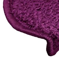 VidaXL Trapmatten 30 st 65x21x4 cm violet halfrond groot - thumbnail