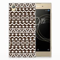 Sony Xperia XA1 Plus TPU bumper Aztec Brown - thumbnail