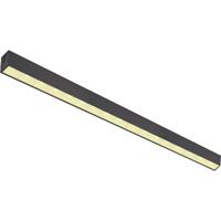 Lineaire LED Hanglamp 120cm - 40W 4600lm Warm Wit - Zwart - thumbnail