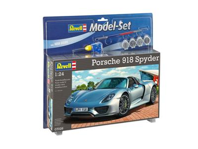 Revell model set - porsche 918 spyder - incl. basiskleuren verf