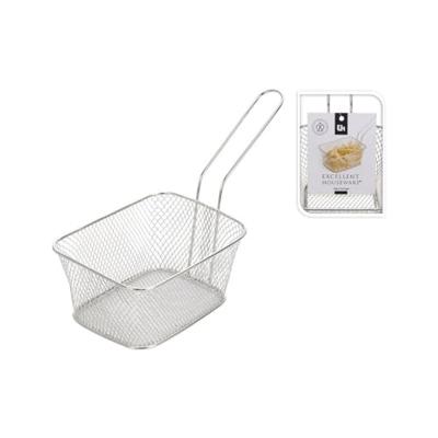 Excellent Houseware Frietmand 14x11x7 cm RVS