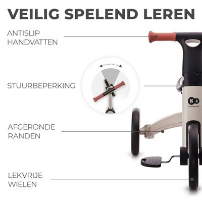 Kinderkraft 4Trike driewieler loopfiets - Grijs Kinderkraft 4Trike driewieler loopfiets - Grijs