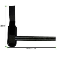 Tunturi Lifting Straps | Wrist Straps | Padded | Pro - thumbnail