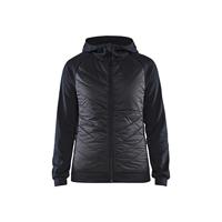 Blåkläder Dames hybride sweater 34642526 | Donker marineblauw/Zwart | Maat XS - 7330509727003 - thumbnail