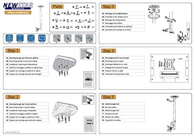 TV houder Neomounts FPMA-C050BLACK 10-30" 20 kg