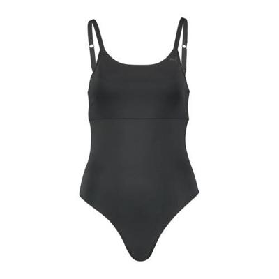 Naadloze body dames - Spaghetti bandjes - Zwarte bodysuit die niet doorschijnt - L - L - L - L
