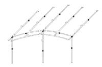 Dorema Frame Voortent Onyx 270 Staal Easygrip 28mm - thumbnail