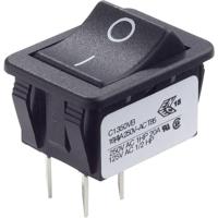 Arcolectric (Bulgin Ltd.) C1350VBAAF Wipschakelaar C1350VBAAF 250 V/AC 16 A 2x uit/aan Continu 1 stuk(s) Piece - thumbnail