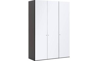 Goossens Kledingkast Easy Storage Ddk, Kledingkast 153 cm breed, 220 cm hoog, 3x glas draaideur Goossens Kledingkast Easy Storage Ddk, Kledingkast 153 cm breed, 220 cm hoog, 3x glas draaideur