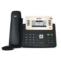 Yealink serie T2 IP telefoons, Zwart en wit LCD, SIP-T27G, zwart - thumbnail