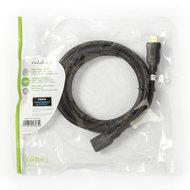 High Speed HDMI-kabel met Ethernet | HDMI-connector - HDMI female | 2,0 m | Zwart