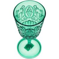 Wijnbeker 9.1x19 cm Groen/Transparant - thumbnail