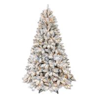 Kerstboom DKD Home Decor 150 cm Metaal PE Besneeuwd - thumbnail