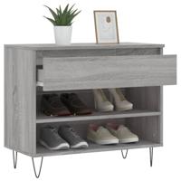 VidaXL Schoenenkast 70x36x60 cm bewerkt hout sonoma grijs - thumbnail