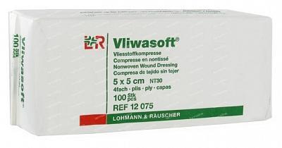 Lohmann & Rauscher Vliwasoft Kompres 5x5cm Lohmann & Rauscher Vliwasoft Kompres 5x5cm