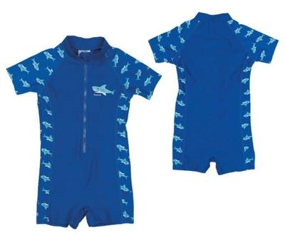 Playshoes zwempak Haai Blauw-122-128