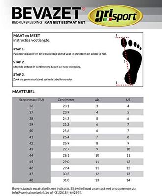 Grisport 801L/901L werkschoenen S3 met kruipneus zwart maat 46