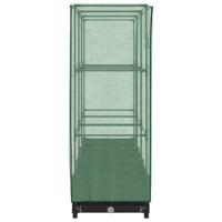 Plantenbak verhoogd met kashoes 120x40x123 cm rattanlook - thumbnail