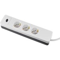 REV 0015350103 Stekkerdoos met schakelaar Wit Randaarde stekker 1 stuk(s) - thumbnail