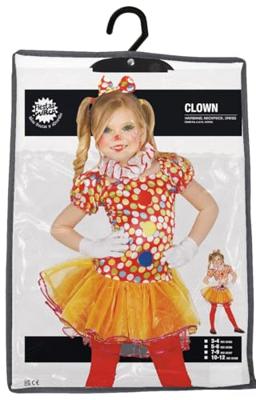 Clown verkleedpakje meisjes