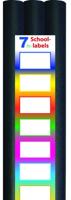 3-pak Kaftpapier Zwart met Labels - thumbnail
