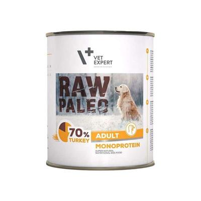 VETEXPERT Raw Paleo Adult Monoproteïne Kalkoen - natvoer voor honden - 800 g