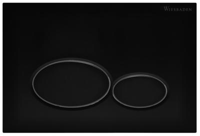 Wiesbaden X32 drukplaat voor inbouwreservoir mat zwart Wiesbaden X32 drukplaat voor inbouwreservoir mat zwart