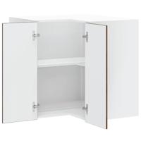 Keuken hoekkast "Porto" bewerkt hout gerookt eikenkleurig - thumbnail