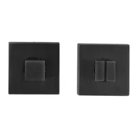 Hdd Pro WC Garnituur Square 53 Mm Carbon Black - thumbnail