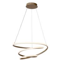 Lucide ESPIRAL - Hanglamp - LED Dimb. - CCT - 1x40W 2700K/4000K - Taupe - Essential - thumbnail