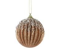 Kerstbal foam d8cm brandy Decoris - Decoris - thumbnail