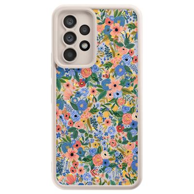 Samsung Galaxy A52(s) beige case - Floral garden Samsung Galaxy A52(s) beige case - Floral garden