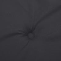 Stoelkussens 6 st hoge rug oxford stof zwart - thumbnail