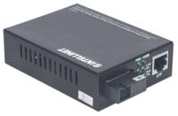 Intellinet 545075 Gigabit Ethernet WDM bidirectionele singlemode medicijnconverter (10/100/1000Base-TX op 1000Base-LX (SC) singlemode, 20 km, WDM (RX1310/TX1550)) - thumbnail