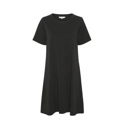 Part Two A-lijn jurk JensyPW met plooien zwart