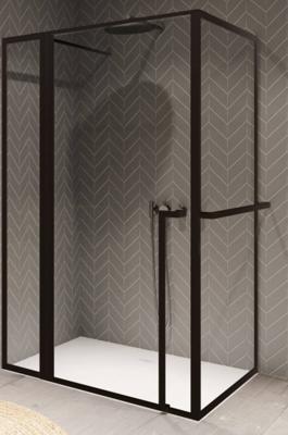Douchecabine Riho Lucid XL GD203 Omkeerbaar Verstelbaar Aluminium 200x120x90 cm Mat Zwart Riho Douchecabine Riho Lucid XL GD203 Omkeerbaar Verstelbaar Aluminium 200x120x90 cm Mat Zwart Riho