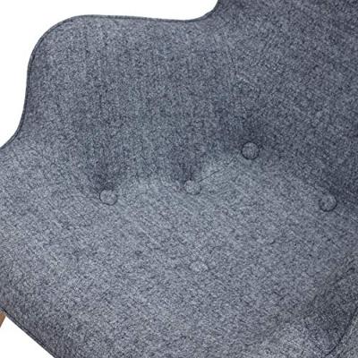 Artistiq Fauteuil 'Anderson' Houten poot, kleur Grijs Artistiq Fauteuil 'Anderson' Houten poot, kleur Grijs